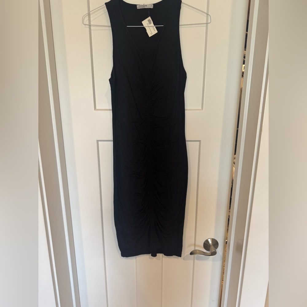 Stateside Black Midi Dress